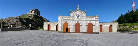 Panorama dal Santuario di Dinnammare con vista su due mari