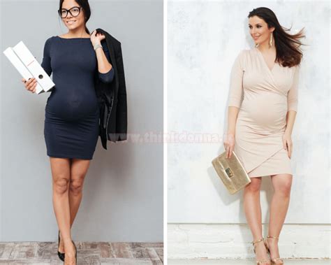 Donna incinta che indossa leggings comodi e alla moda