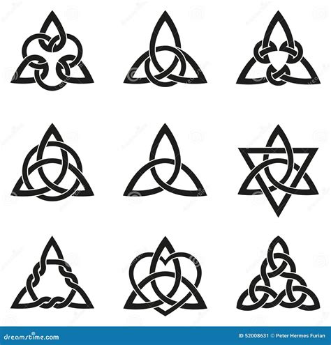 illustrazione stilizzata del Triskell e dei nodi celtici