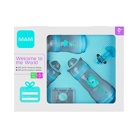 esempio di kit regalo Mam completo di biberon e accessori