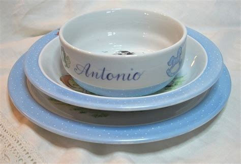 Set pappa in ceramica personalizzato