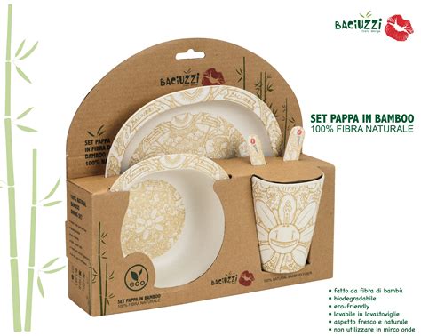 Set pappa in bamboo