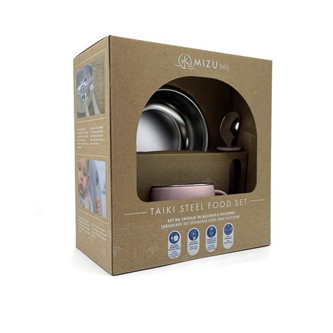 Set pappa in acciaio inox