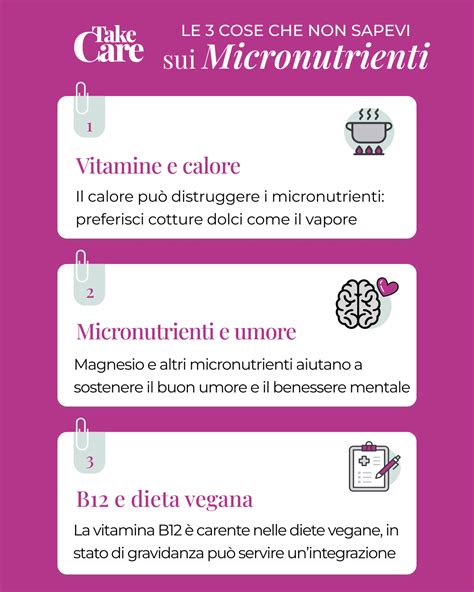 infografica sui micronutrienti essenziali per la fertilità