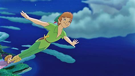 Ritratto di Peter Pan iconico che vola