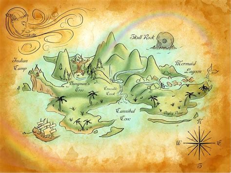 Mappa dell'Isola che non c'è