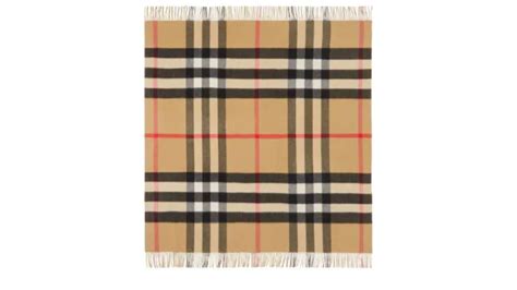 dettaglio di tessuto a quadri iconico Burberry