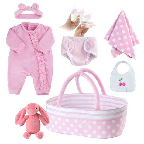 Accessori vari per bambole reborn: vestiti, biberon, ciucci