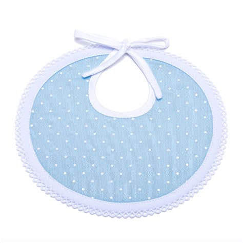 Bavetta bandana azzurra per neonato