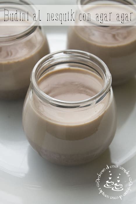 varietà di budini con agar agar