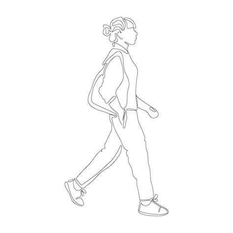 Illustrazione di una persona che cammina su un sentiero di briciole di pane, simboleggiando il breadcrumbing