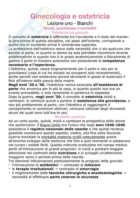 Progressione delle attività dello specializzando in Ginecologia e Ostetricia