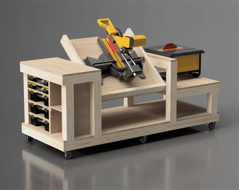 Tavolo da lavoro con materiali naturali in legno per artigianato neonato
