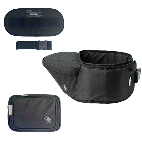 Immagine della Hipseat Travel Pouch attaccata alla cintura dell'Hipseat