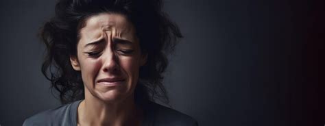 Donna con espressione di sofferenza e confusione