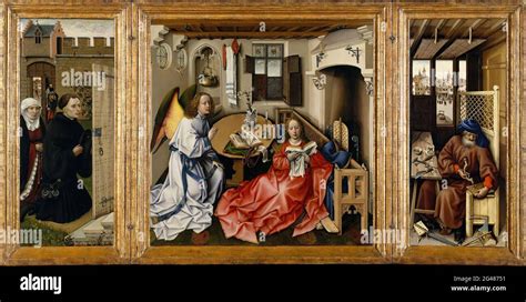 Un'illustrazione del Trittico di Merode di Robert Campin, che unisce teologia, arte e antropologia