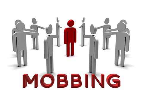 Illustrazione del mobbing e delle discriminazioni sul posto di lavoro