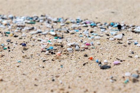 Microplastiche sulla spiaggia