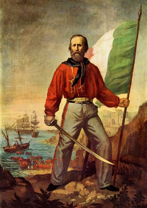 Caricatura di Giuseppe Garibaldi