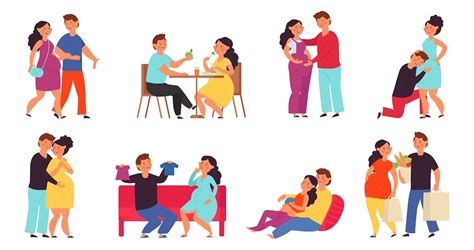 Coppia che si prepara alla genitorialità