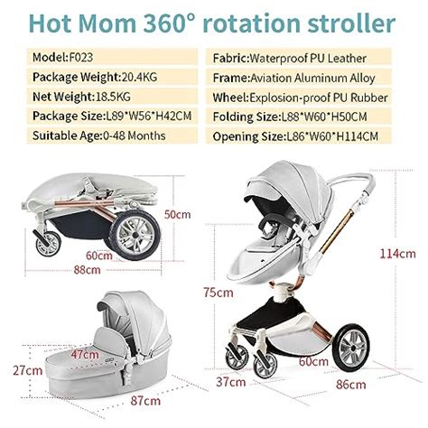 Passeggino Hot Mom 360 con ruote girevoli