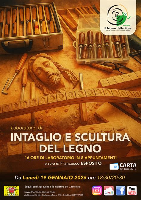 Scultura in legno lungo il percorso 
