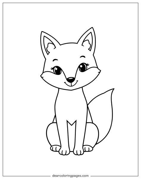 disegno di volpe su succhietto