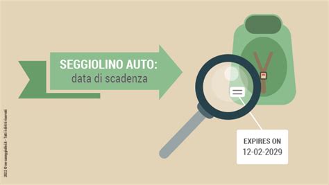 Localizzazione data di scadenza seggiolino auto