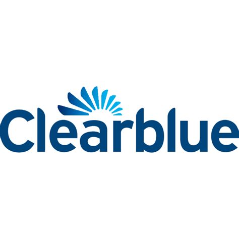 Logo Clearblue con sfondo scientifico