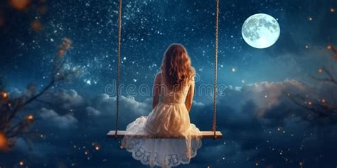 Un'altalena sotto la luna