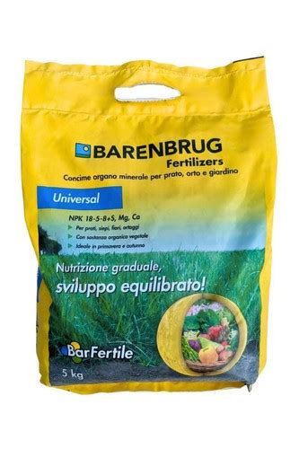confezioni di concime professionale Barenbrug e Prato Forte