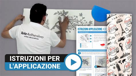 Esempio di applicazione sticker murali intagliati