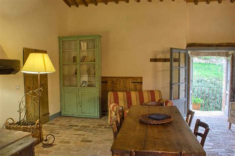 Interno di un appartamento tradizionale toscano all'Agriturismo Materno