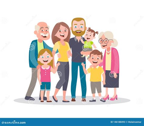 illustrazione di una famiglia con tre bambini che ricevono un bonus