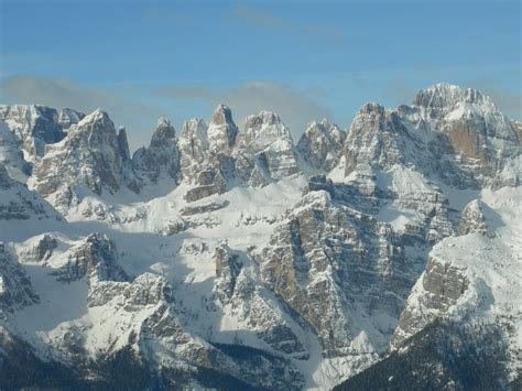 Panorama delle Dolomiti di Brenta