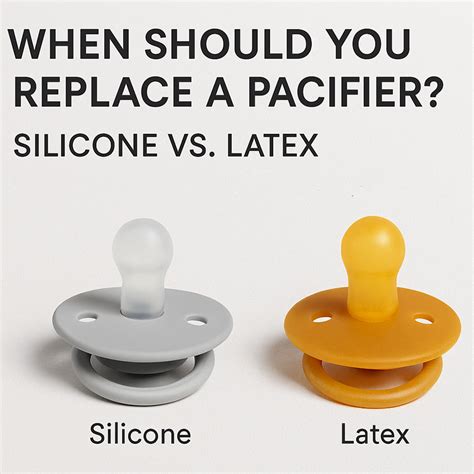 Silicone vs Caucciù Pacifier Material Comparison
