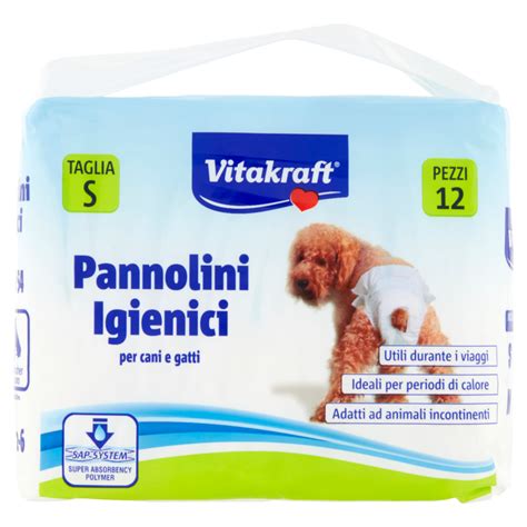 Pannolini igienici per cani Vitakraft in uso