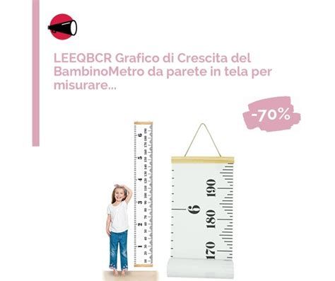 Guida per misurare l'altezza di un bambino
