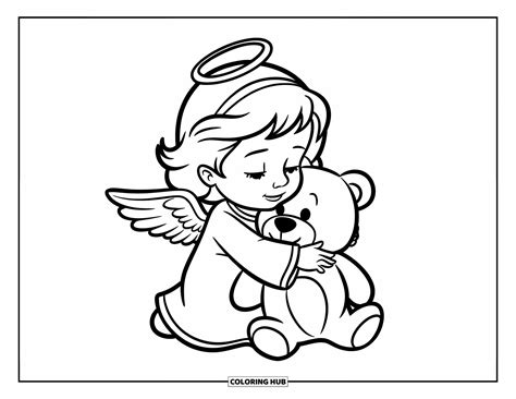 Un'immagine simbolica di un angelo che abbraccia un neonato