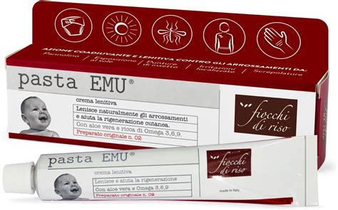 Schema riassuntivo dei benefici di Pasta Emu