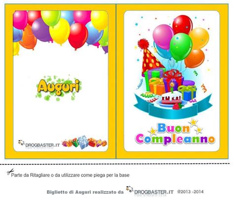 Biglietti di auguri già colorati e personalizzabili