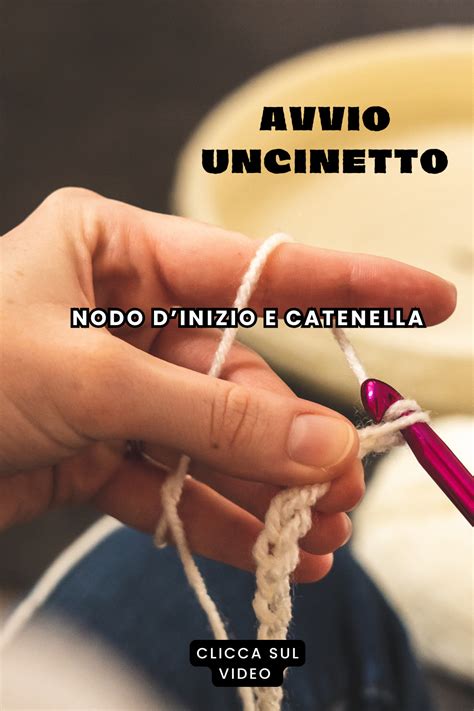 Avvio a catenella e maglie basse all'uncinetto