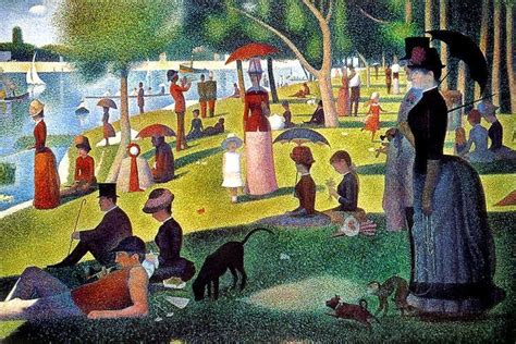 George Seurat - Una domenica pomeriggio sull'isola della Grande Jatte