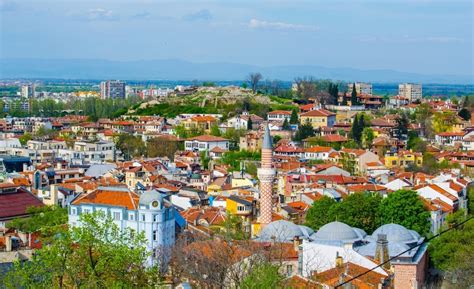 Panoramica storica della città di Plovdiv