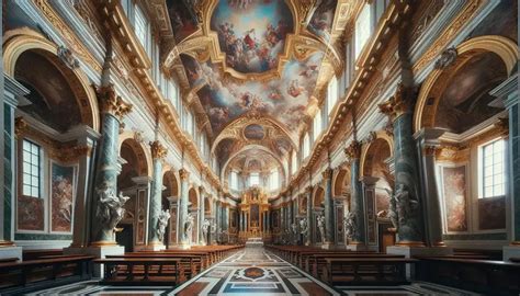 Dettaglio di un'opera d'arte religiosa barocca all'interno di una chiesa napoletana