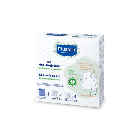 Salviette riutilizzabili Mustela in cotone