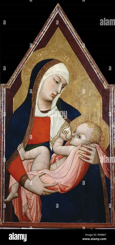 Ambrogio Lorenzetti, Madonna del Latte, 1325 circa
