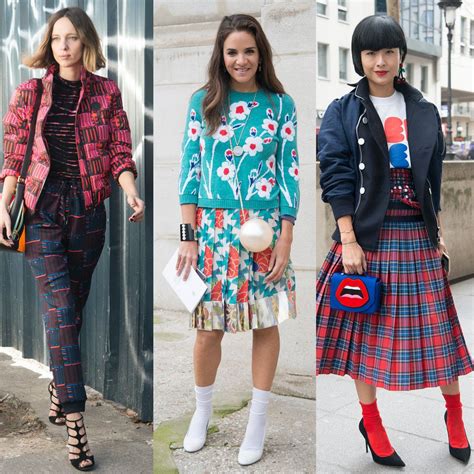 Street style mix and match fashion