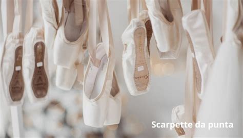 Diagramma che illustra la manutenzione delle scarpette da danza