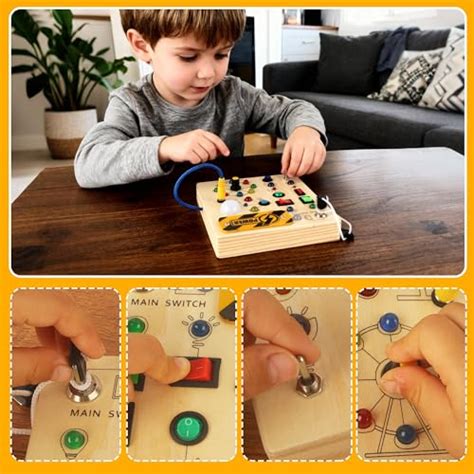 Busy Board Switch con interruttori e luci